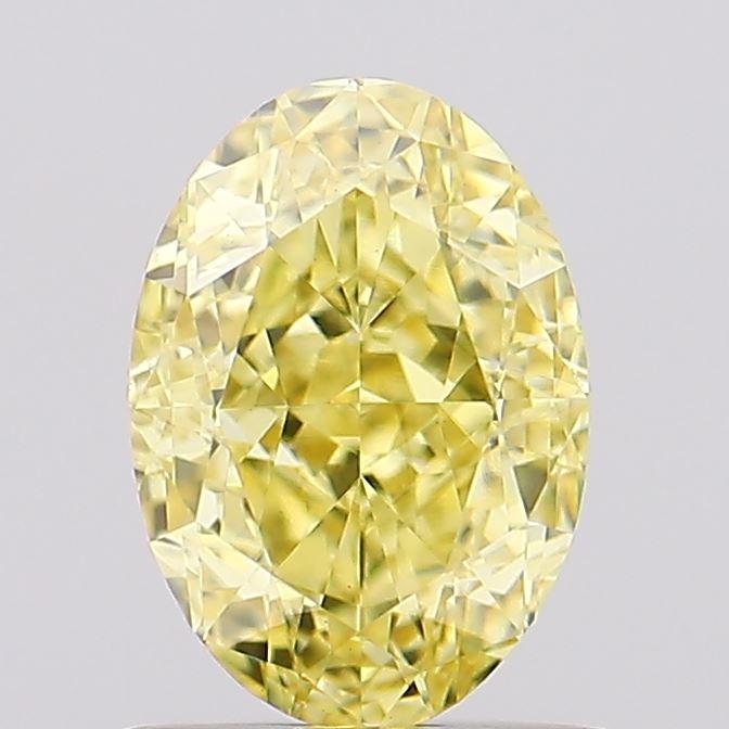 1.13 Ct. Fancy Intense Yellow Oval Lab Grown Diamond