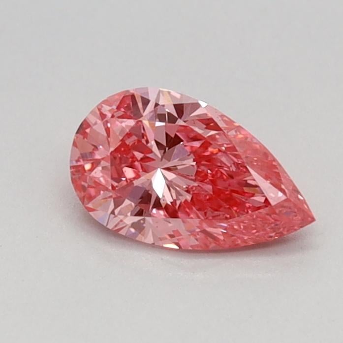 0.33 Ct. Fancy Vivid Pink Pear Lab Grown Diamond
