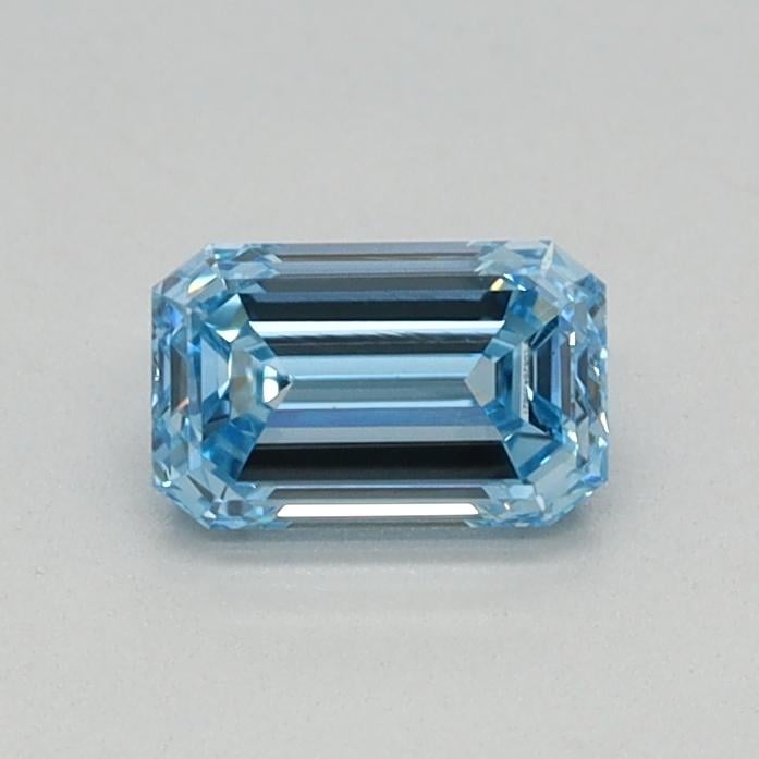 0.35 Ct. Fancy Intense Blue Emerald Lab Grown Diamond