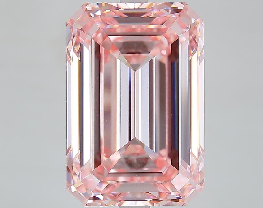 9.30 Ct. Fancy Intense Pink Emerald Lab Grown Diamond