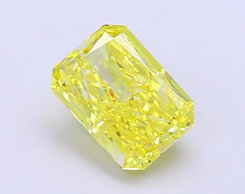 1.66 Ct. Fancy Vivid Yellow Radiant Lab Grown Diamond