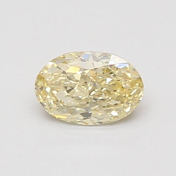 0.51 Ct. Fancy Intense Yellow Oval Lab Grown Diamond