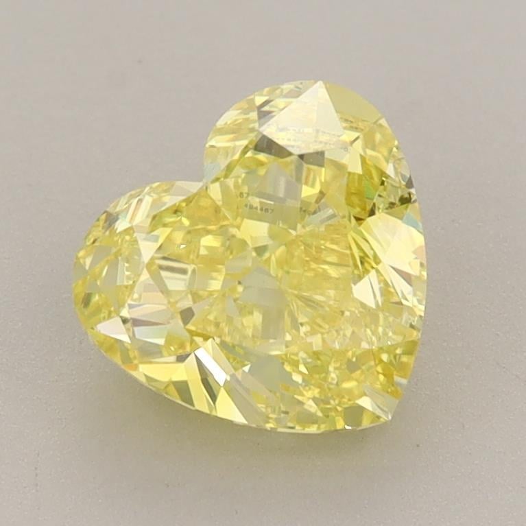 1.80 Ct. Fancy Vivid Yellow Heart Lab Grown Diamond