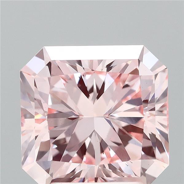 3.01 Ct. Fancy Intense Pink Radiant Lab Grown Diamond