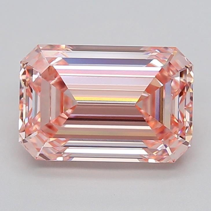 3.60 Ct. Fancy Intense  Pink Emerald Lab Grown Diamond
