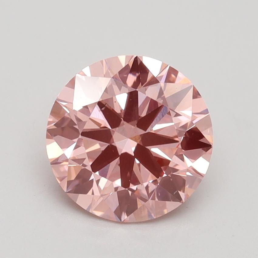 1.64 Ct. Fancy Intense Pink Round Lab Grown Diamond