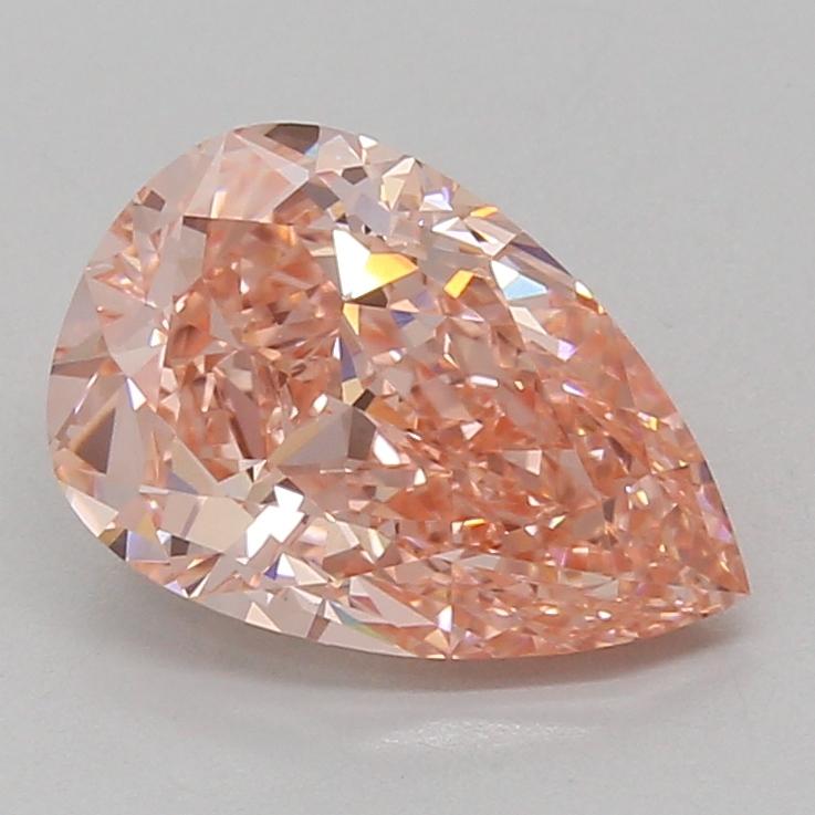 3.09 Ct. Fancy Vivid Pink Pear Lab Grown Diamond