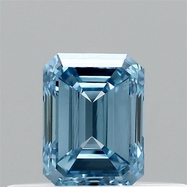 0.32 Ct. Fancy Vivid  Blue Emerald Lab Grown Diamond