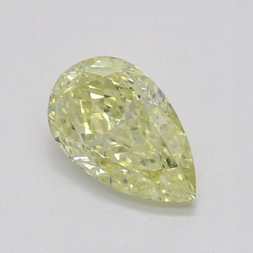 0.51 Ct. Fancy Yellow Pear Diamond