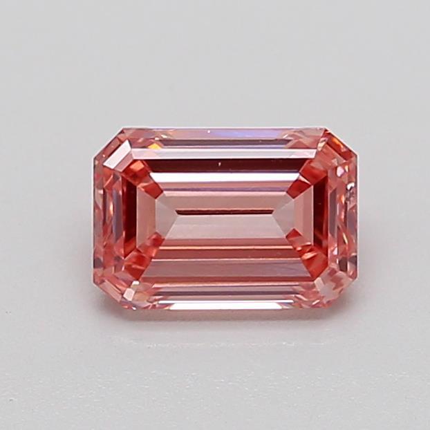 1.10 Ct. Fancy Intense Brownish Pink Emerald Lab Grown Diamond