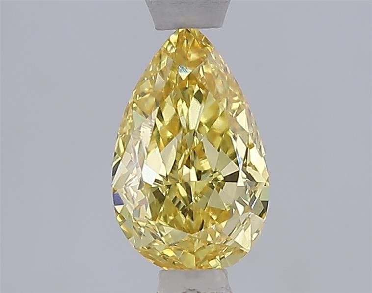 1.06 Ct. Fancy Intense Yellow Pear Lab Grown Diamond
