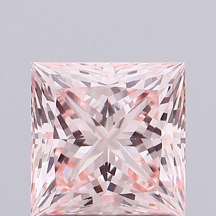 1.15 Ct. Fancy Intense Pink Princess Lab Grown Diamond
