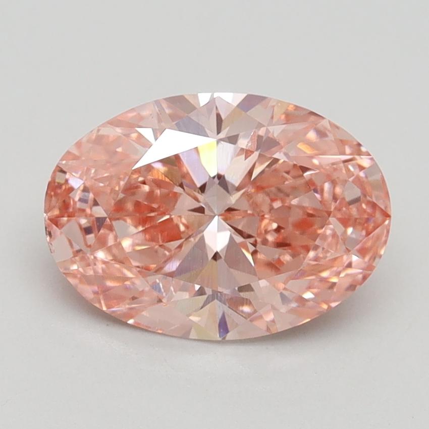 1.80 Ct. Fancy Vivid Pink Oval Lab Grown Diamond