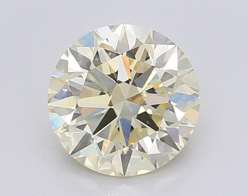 2.05 Ct. Fancy Light Yellow Round Lab Grown Diamond
