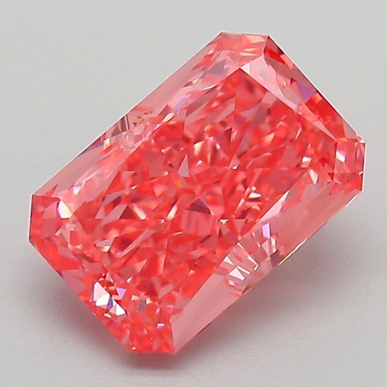 2.36 Ct. Fancy Vivid Pink Radiant Lab Grown Diamond
