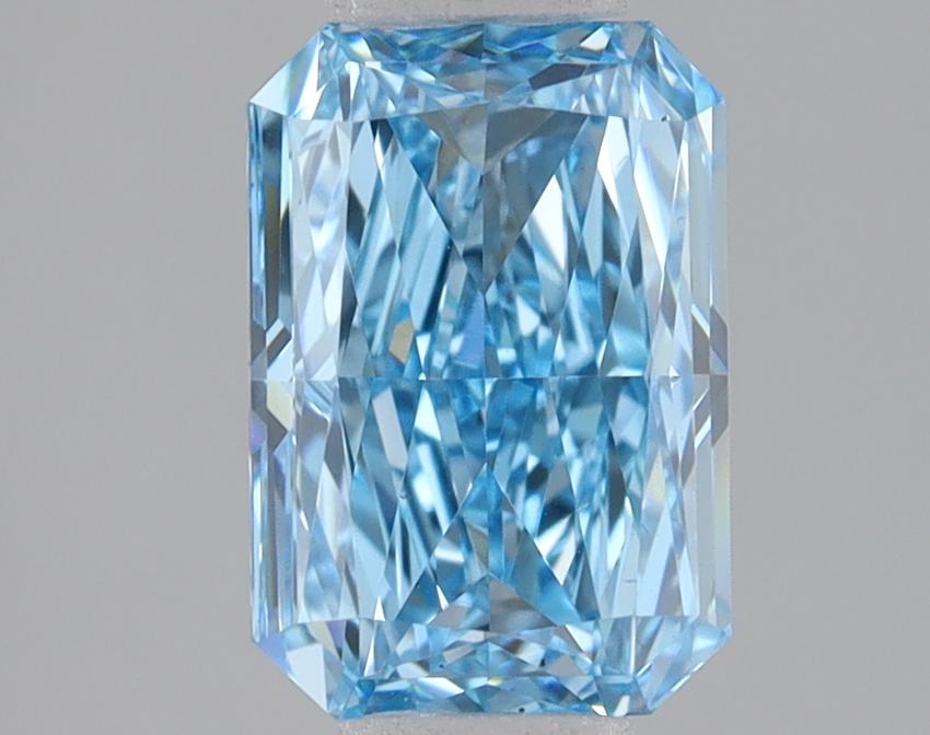 1.59 Ct. Fancy Vivid Blue Radiant Lab Grown Diamond
