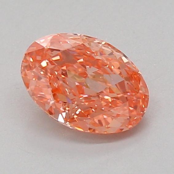 1.02 Ct. Fancy Vivid Pink Oval Lab Grown Diamond
