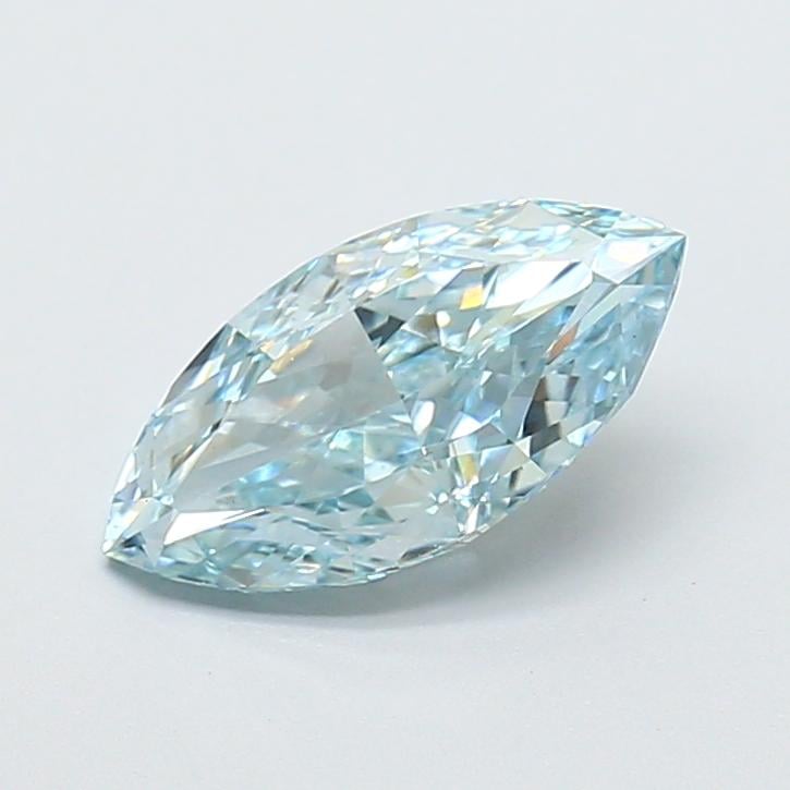 1.59 Ct. Fancy Intense Blue Marquise Lab Grown Diamond