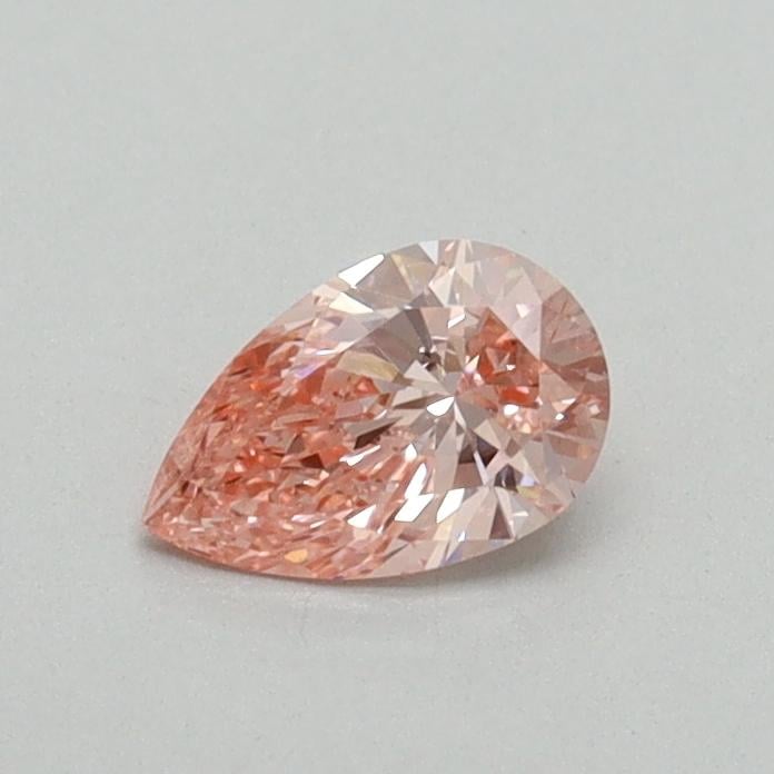 0.32 Ct. Fancy Vivid Pink Pear Lab Grown Diamond