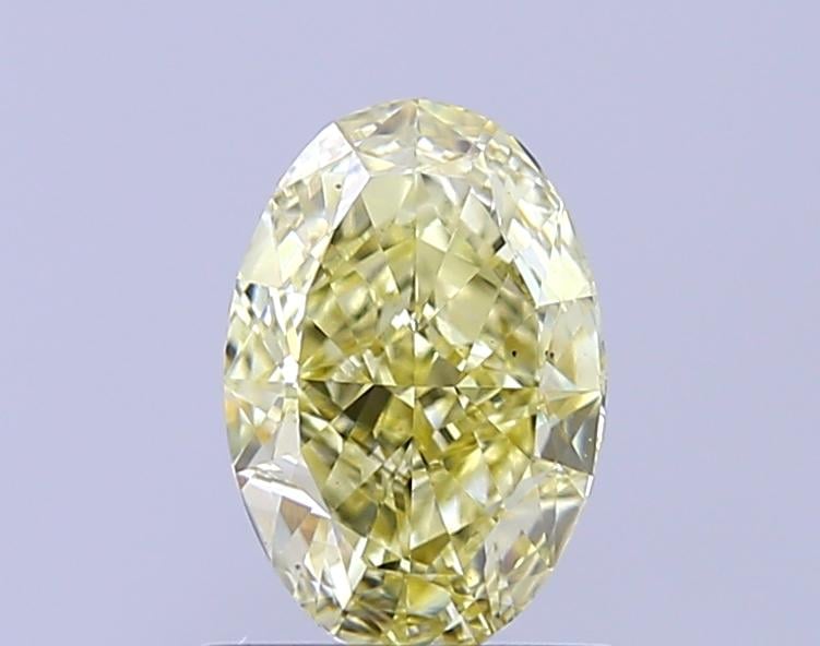 1.22 Ct. Fancy Yellow Oval Lab Grown Diamond