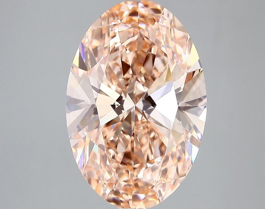 5.01 Ct. Fancy Intense Pink Oval Lab Grown Diamond