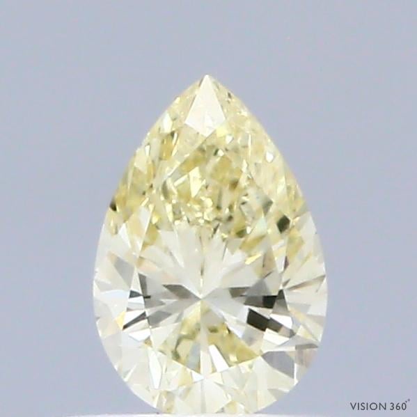 0.35 Ct. Fancy Yellow Pear Lab Grown Diamond