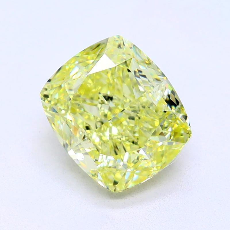 1.50 Ct. Fancy Yellow Cushion Diamond