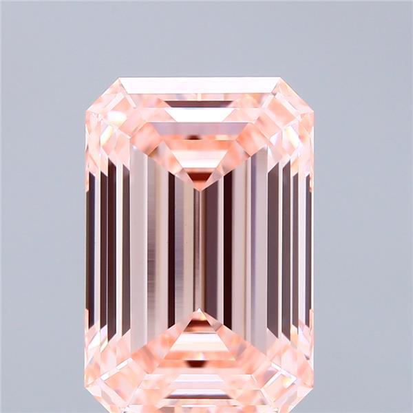 6.04 Ct. Fancy Intense Pink Emerald Lab Grown Diamond