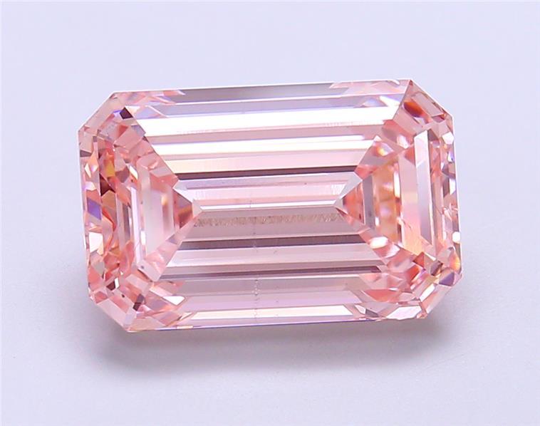 5.62 Ct. Fancy Intense Pink Emerald Lab Grown Diamond