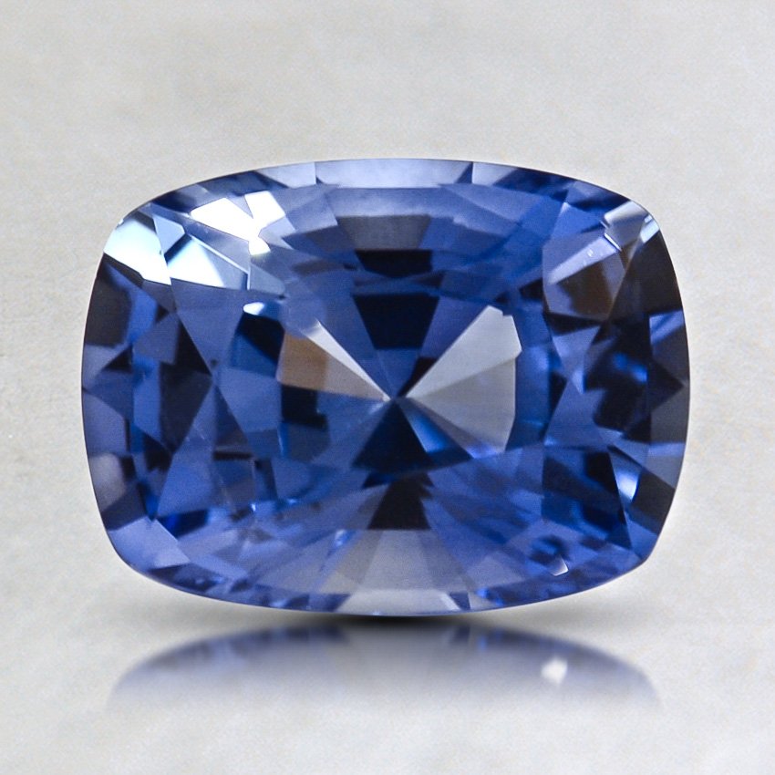 8x6mm Blue Cushion Sapphire
