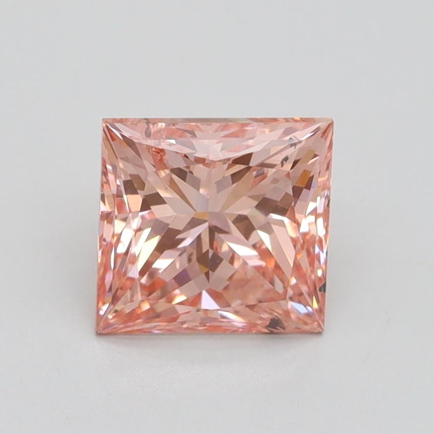 1.50 Ct. Fancy Intense Pink Princess Lab Grown Diamond