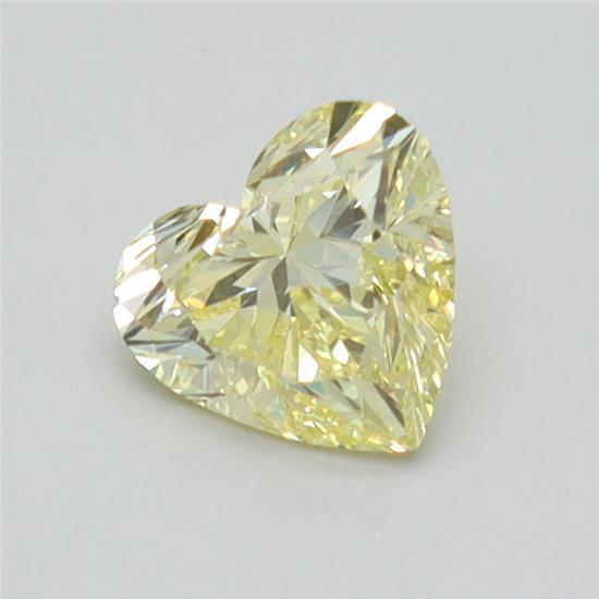 0.75 Ct. Fancy Intense Yellow Heart Lab Grown Diamond