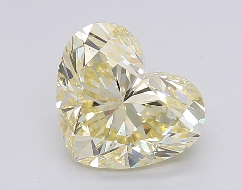 2.50 Ct. Fancy Intense Yellow Heart Lab Grown Diamond