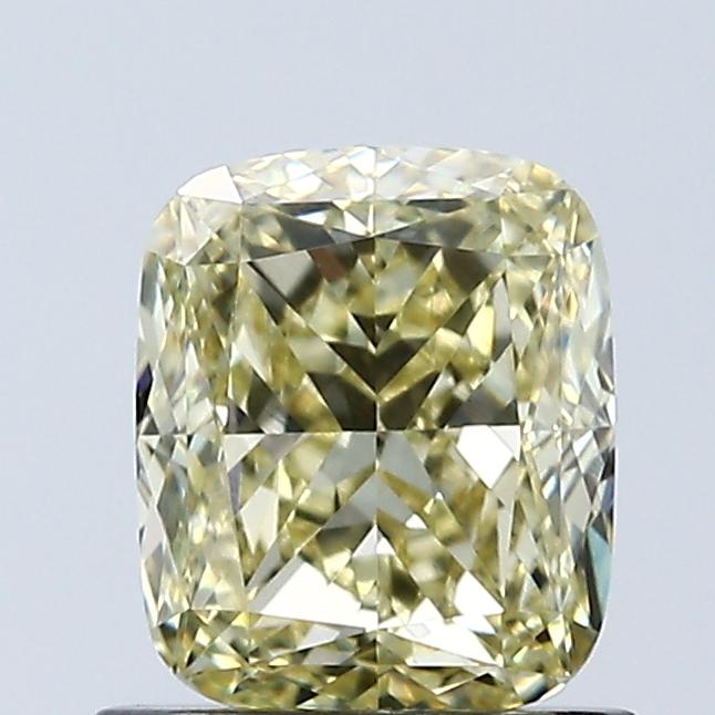 1.03 Ct. Fancy Yellow Cushion Lab Grown Diamond