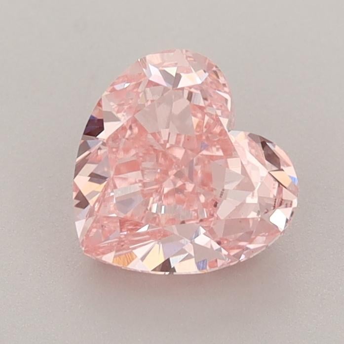 1.22 Ct. Fancy Intense  Pink Heart Lab Grown Diamond