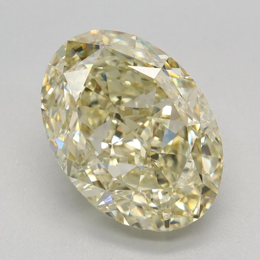 2.68 Ct. Fancy Intense Yellow Oval Lab Grown Diamond