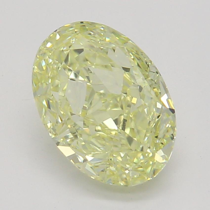 1.00 Ct. Fancy Light Yellow Oval Diamond