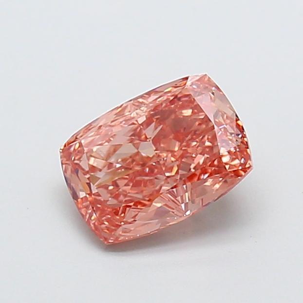 1.69 Ct. Fancy Intense Pink Cushion Lab Grown Diamond