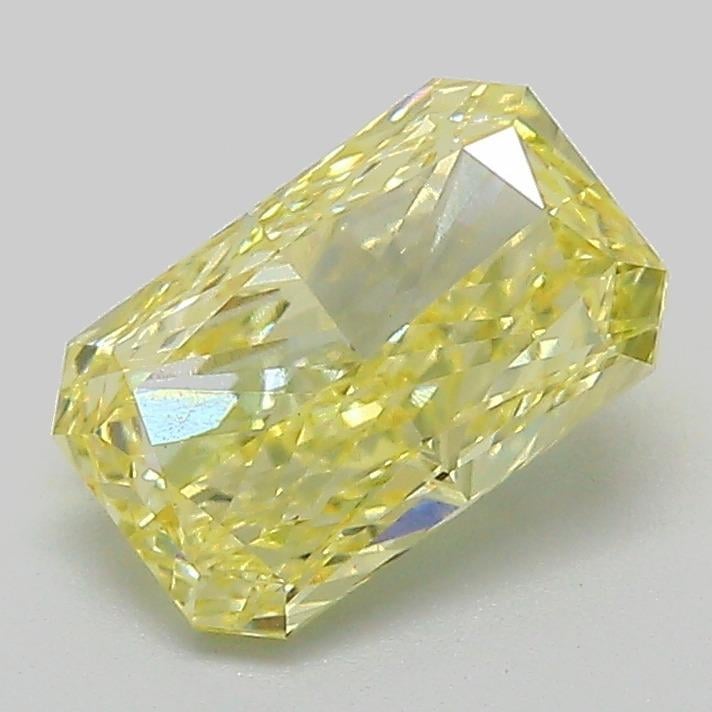 1.46 Ct. Fancy  Yellow Radiant Lab Grown Diamond