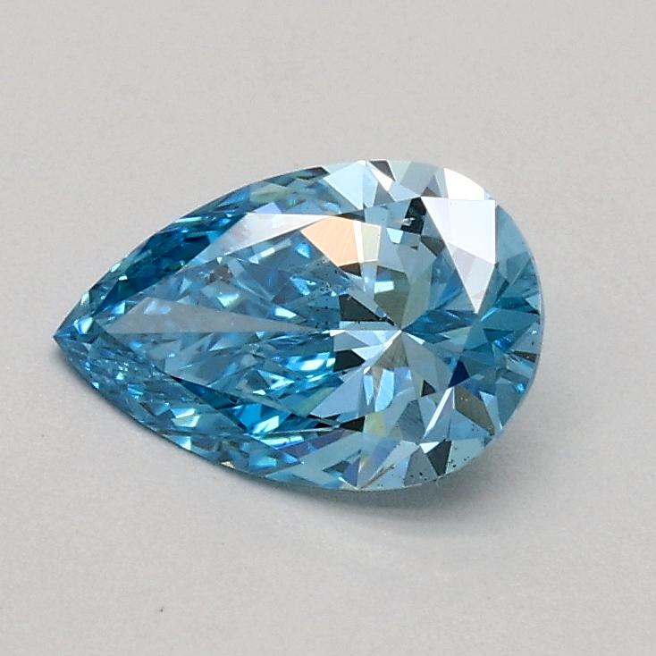 0.50 Ct. Fancy Vivid Blue Pear Lab Grown Diamond