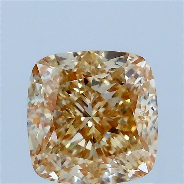 1.53 Ct. Fancy Brownish Yellow Cushion Lab Grown Diamond