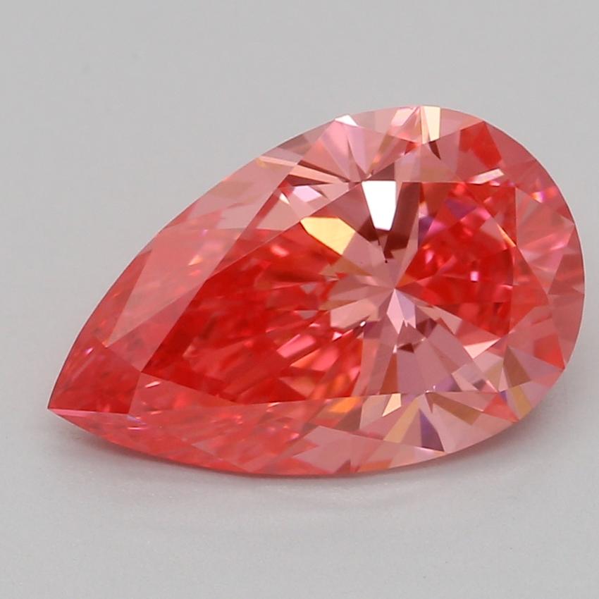 1.54 Ct. Fancy Vivid Pink Pear Lab Grown Diamond