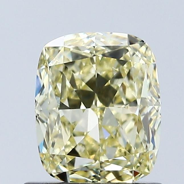 1.07 Ct. Fancy Yellow Cushion Lab Grown Diamond