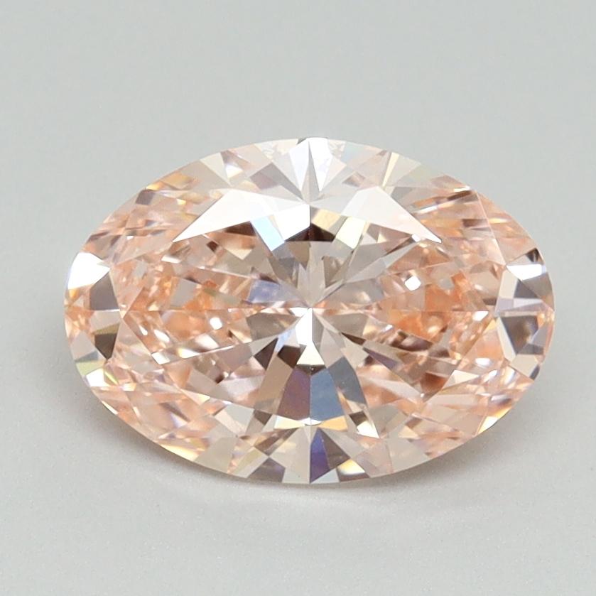 1.50 Ct. Fancy Intense Pink Oval Lab Grown Diamond
