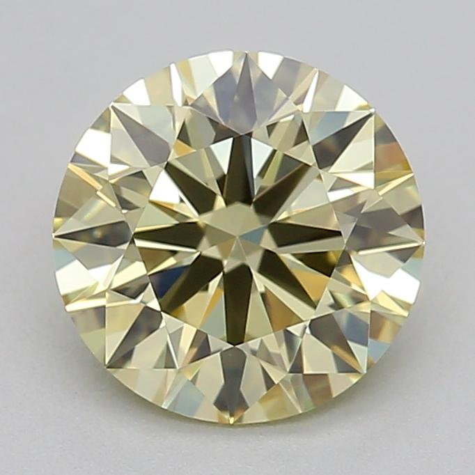 1.05 Ct. Fancy Light Yellow Round Lab Grown Diamond