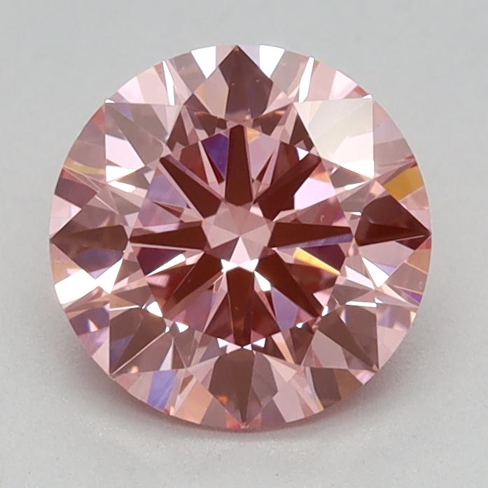 1.00 Ct. Fancy Vivid Pink Round Lab Grown Diamond