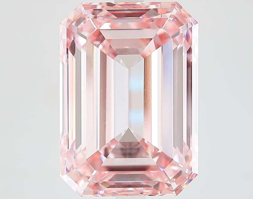 9.84 Ct. Fancy Intense Pink Emerald Lab Grown Diamond