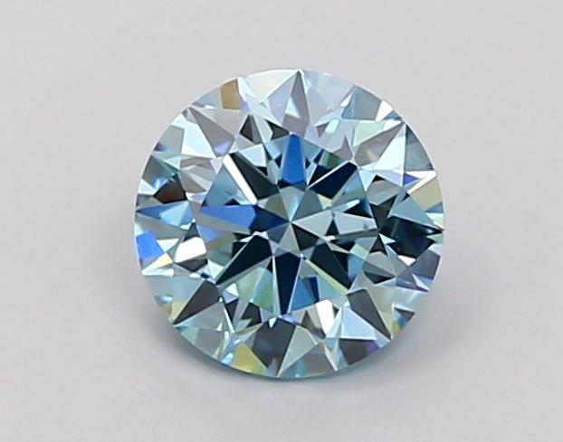 1.01 Ct. Fancy Vivid Blue Round Lab Grown Diamond