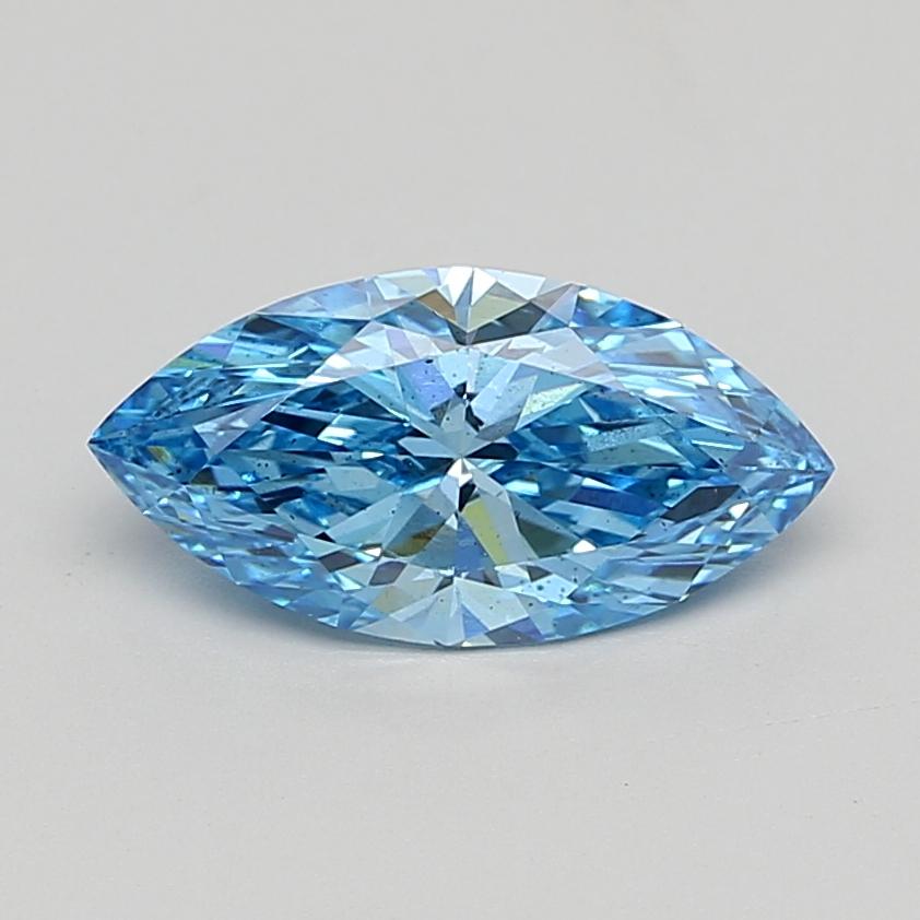 1.90 Ct. Fancy Vivid  Blue Marquise Lab Grown Diamond