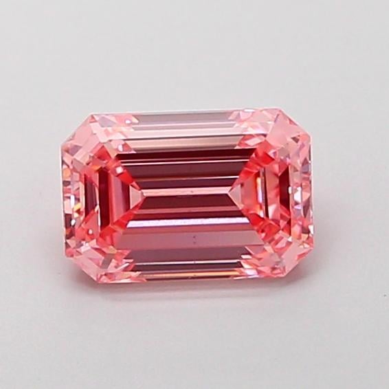1.11 Ct. Fancy Vivid  Pink Emerald Lab Grown Diamond